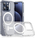 Funda Magsafe para Iphone 15 Pro Max con grado de proteccion Militar Translucida.