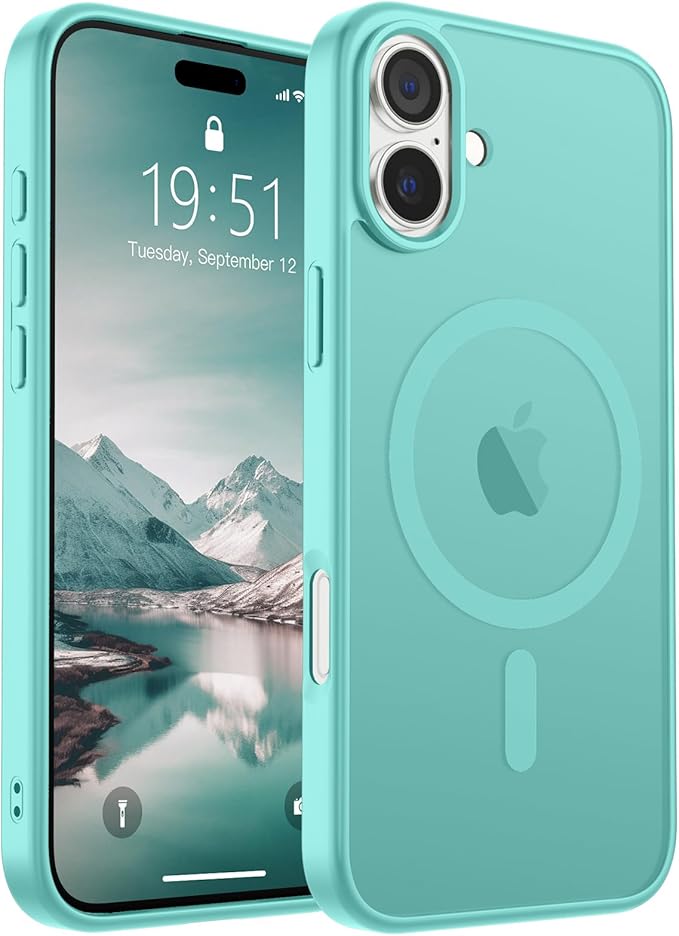 Case de para Iphone 16 MagSafe con grado de proteccion militar Translucida