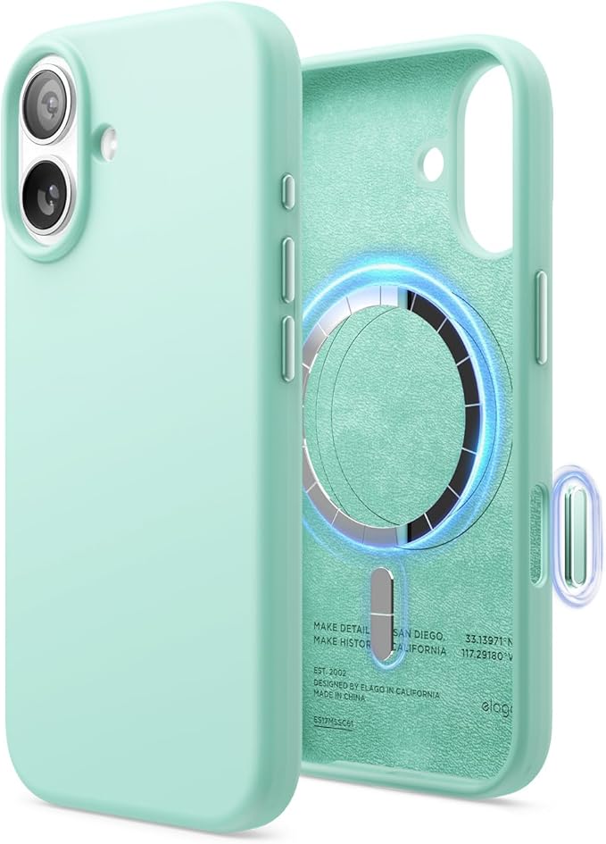 Case de Silicon para Iphone 17 MagSafe con grado de proteccion militar Silicon