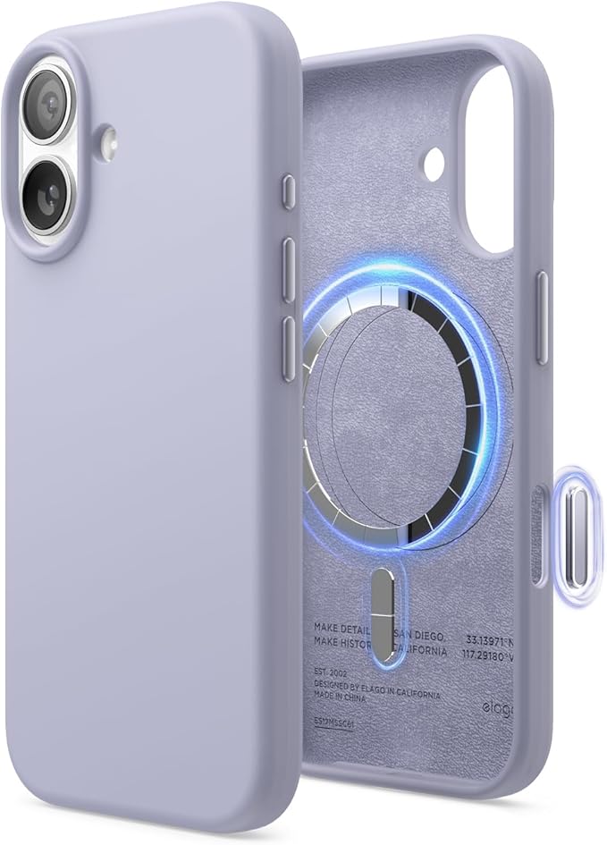 Case de Silicon para Iphone 17 MagSafe con grado de proteccion militar Silicon