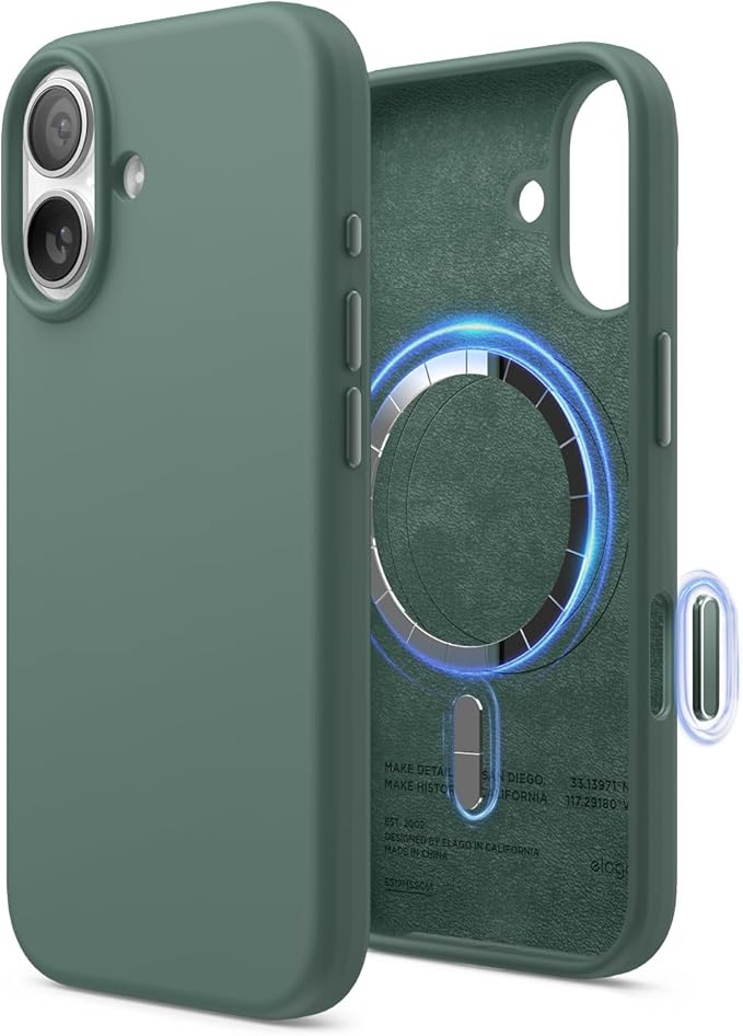 Case de Silicon para Iphone 17 MagSafe con grado de proteccion militar Silicon