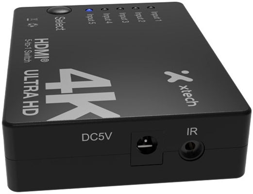 Switch HDMI de 5 puertos Xtech 430