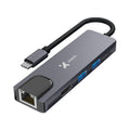 Concentrador multipuerto USB-C® 5 en 1 HDMI®, Ethernet, 2× USB 3.0 y PD de 100 W