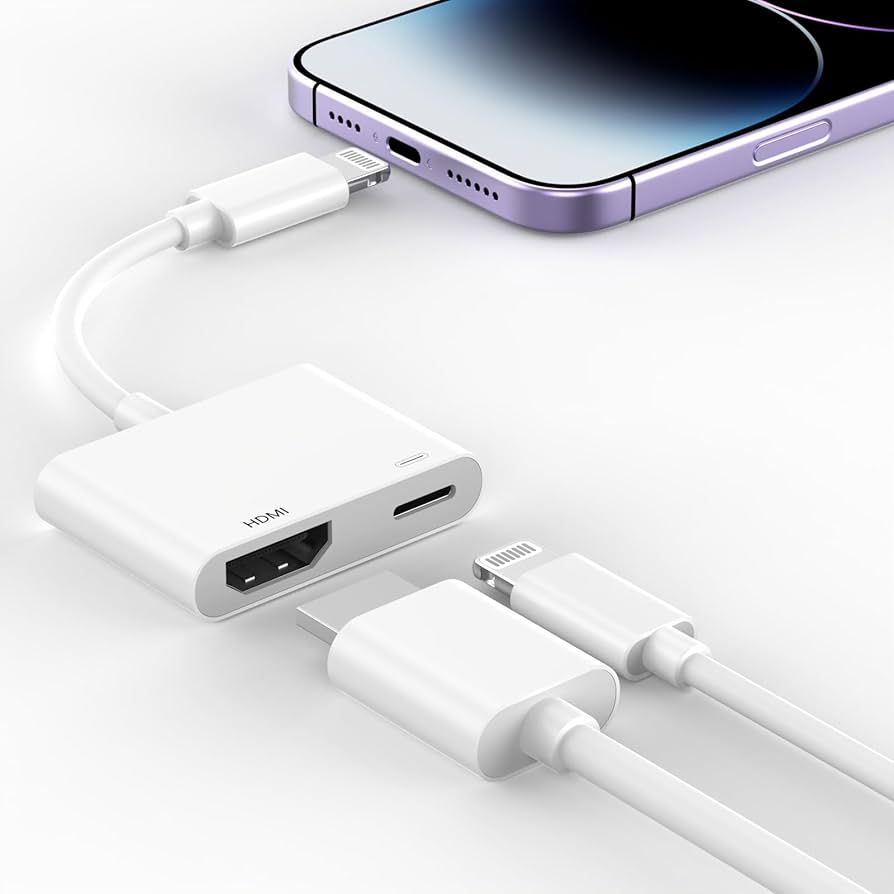 Adaptador Lightning A HDMI Para iPhone/iPad A TV O Monitor Digital AV 1080P