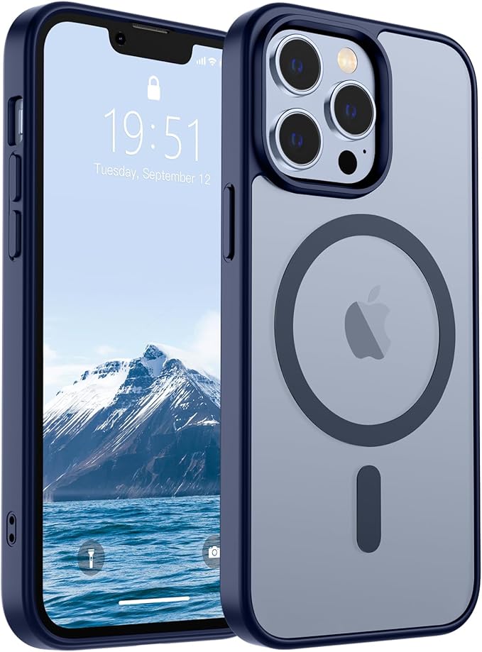 Funda Magsafe para Iphone 13 Pro Con Grado de Proteccion Militar -Translucida