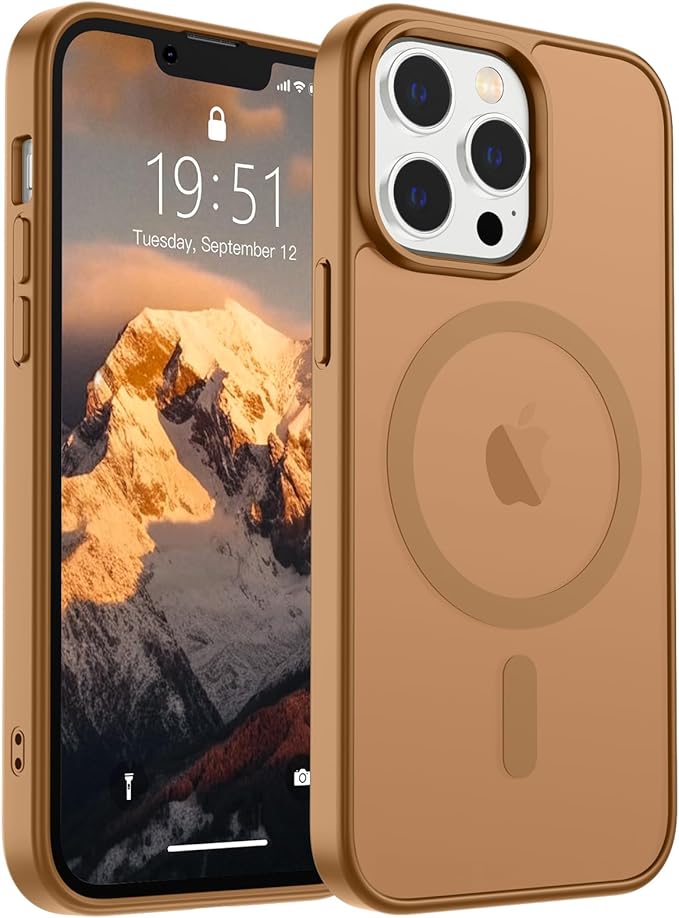 Funda Magsafe para Iphone 13 Pro Con Grado de Proteccion Militar -Translucida