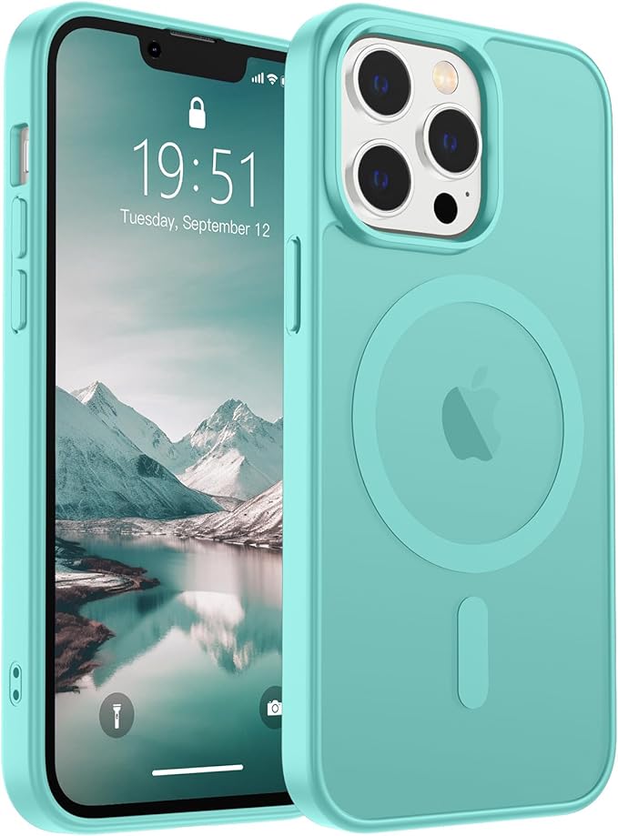 Funda Magsafe para Iphone 13 Pro Con Grado de Proteccion Militar -Translucida