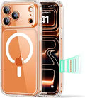 Funda Magsafe para Iphone 17 Pro Max con grado de proteccion Militar Translucida.