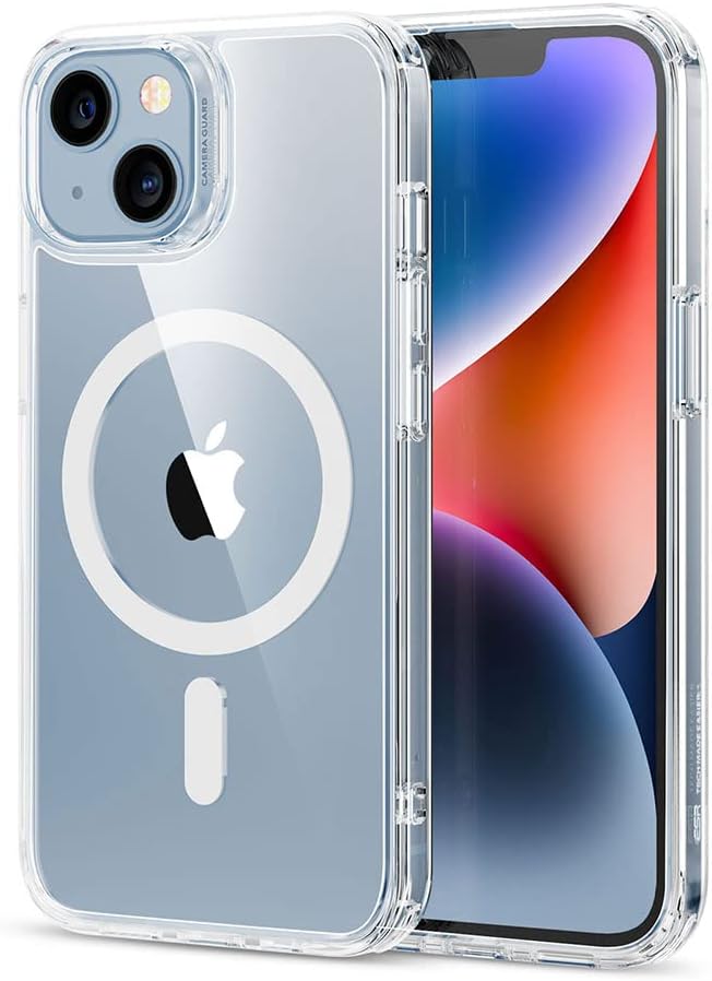 Case magnético para iPhone 13,  MagSafe, protección contra caídas de grado militar, antihllas, delgada, translúcida, mate, a prueba de golpes
