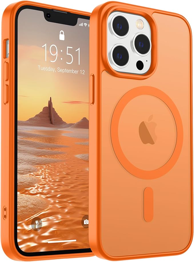 Funda Magsafe para Iphone 13 Pro Con Grado de Proteccion Militar -Translucida