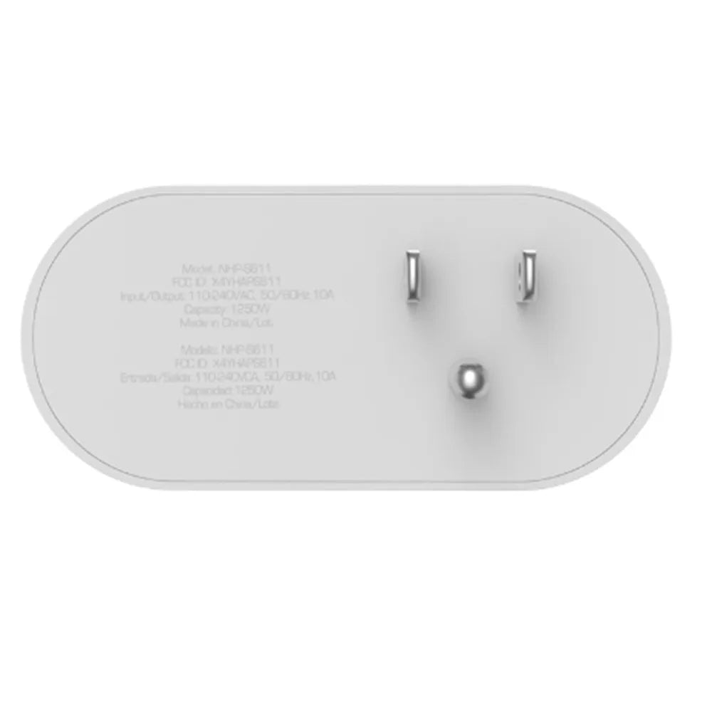Enchufe Inteligente Nexxt 1 Toma Nhp-S611M 110/220V Matte