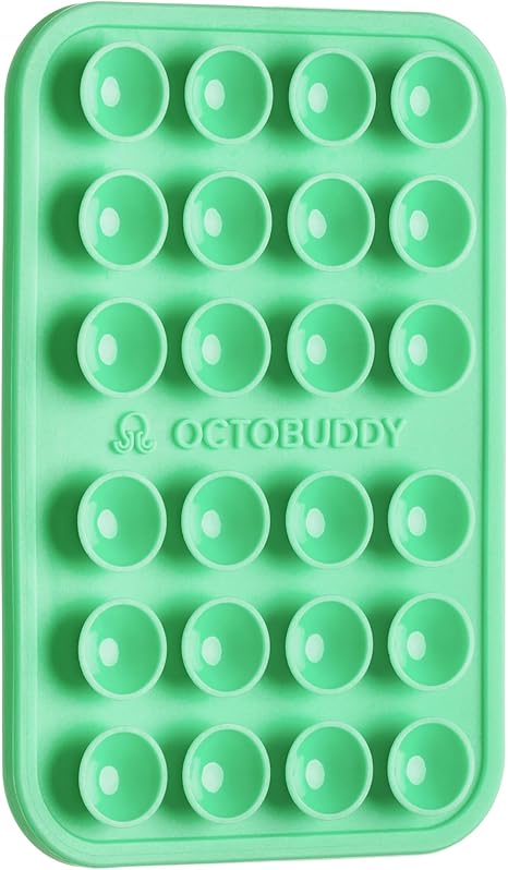 OCTOBUDDY Classic - Funda adhesiva de silicona con ventosa para teléfono Soporte Adhesivo