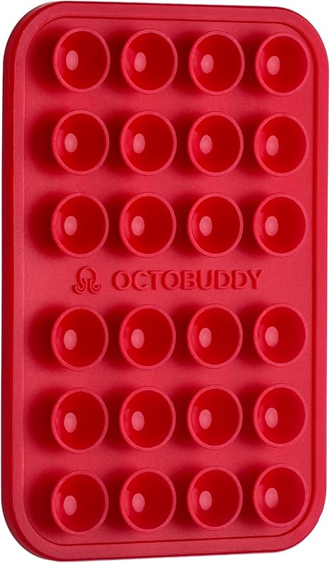 OCTOBUDDY Classic - Funda adhesiva de silicona con ventosa para teléfono Soporte Adhesivo