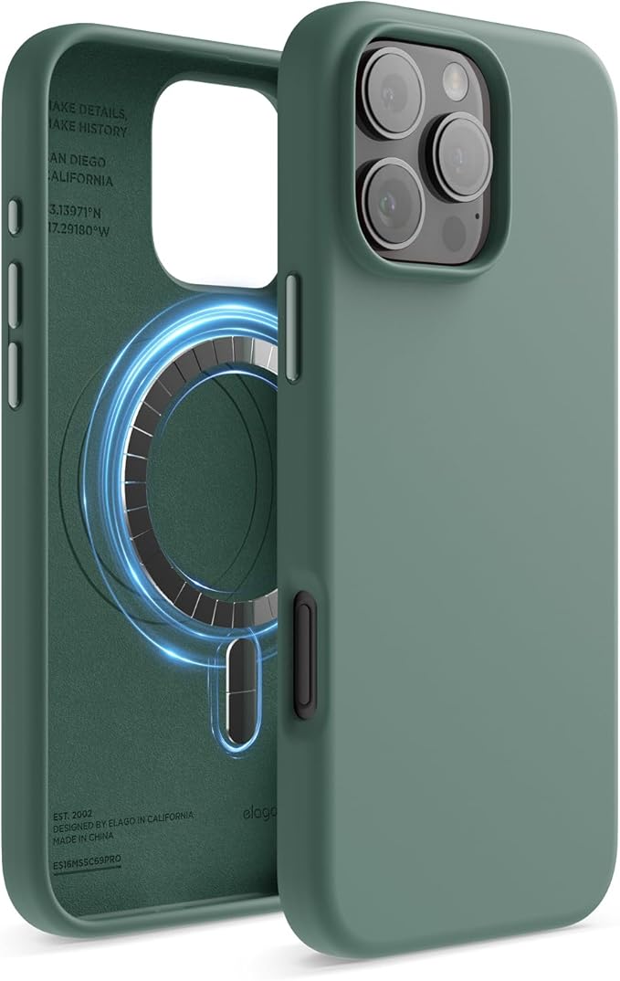 Funda Magsafe para Iphone 14 Pro Max Silicon, con Grado de Proteccion Militar