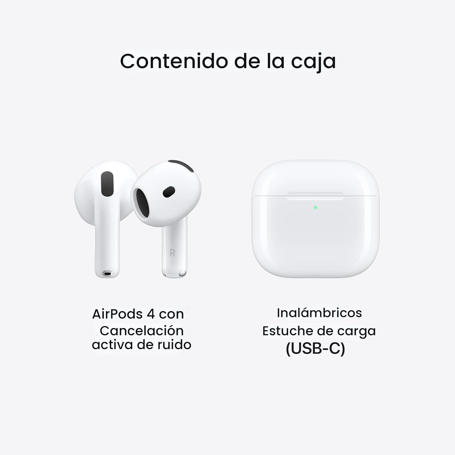 Auriculares Apple AirPods 4 inalámbricos