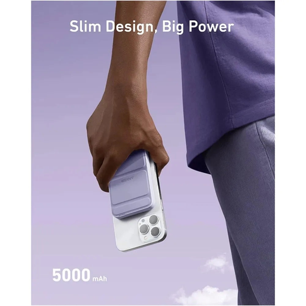 Power bank magnética Anker MagGO 5,000mAh 7.5W