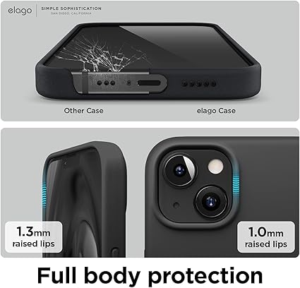 Case de Silicon para Iphone 13 MagSafe con grado de proteccion militar.