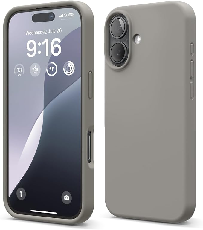Case de Silicon para Iphone 16 MagSafe con grado de proteccion militar