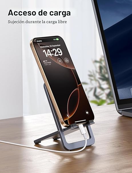 soporte para celular jsaux de aluminio portatil