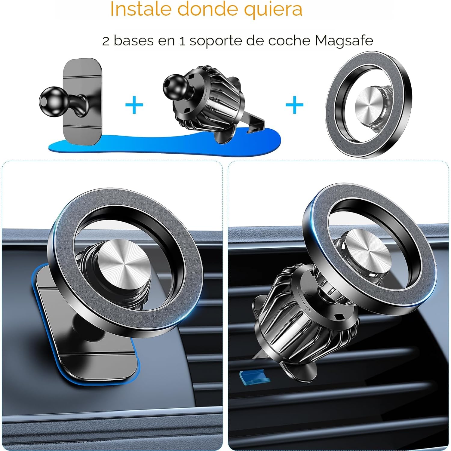 Kaistyle Soporte de coche Magsafe