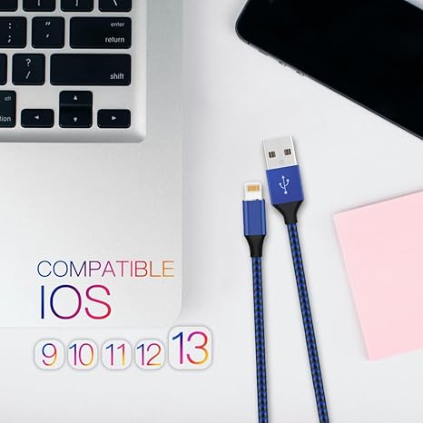 Cable Premium Iphone Usb/Lightning Mediano 6 Pies Nknzly
