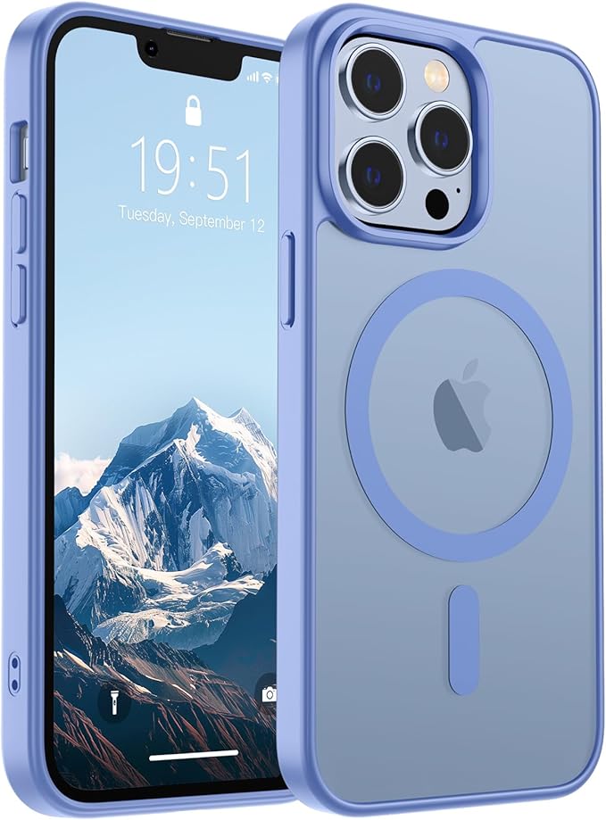 Funda Magsafe para Iphone 13 Pro Con Grado de Proteccion Militar -Translucida