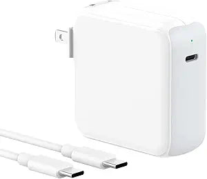 Cargador para Macbook Air - Macbook Pro adaptador de corriente USB C de 70W para M1 M2 M3 M4 Laptop, iPad, LED, cable USB-C