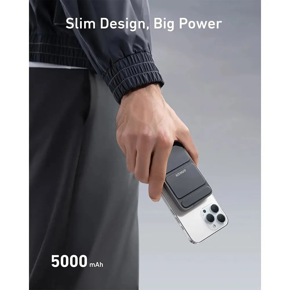 Power bank magnética Anker MagGo 5,000 mAh 15 Watts