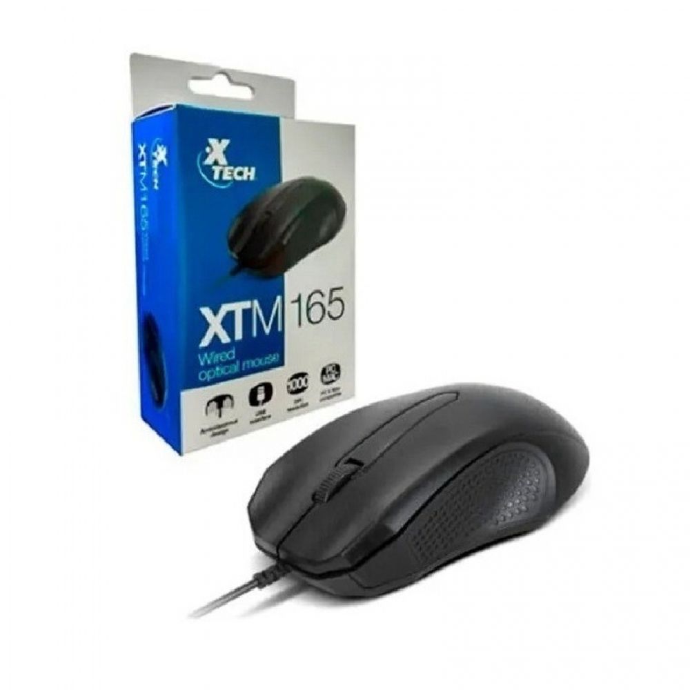 Mouse óptico con cable Xtech 165