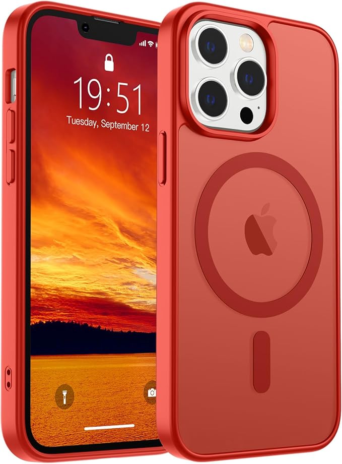 Funda Magsafe para Iphone 13 Pro Con Grado de Proteccion Militar -Translucida