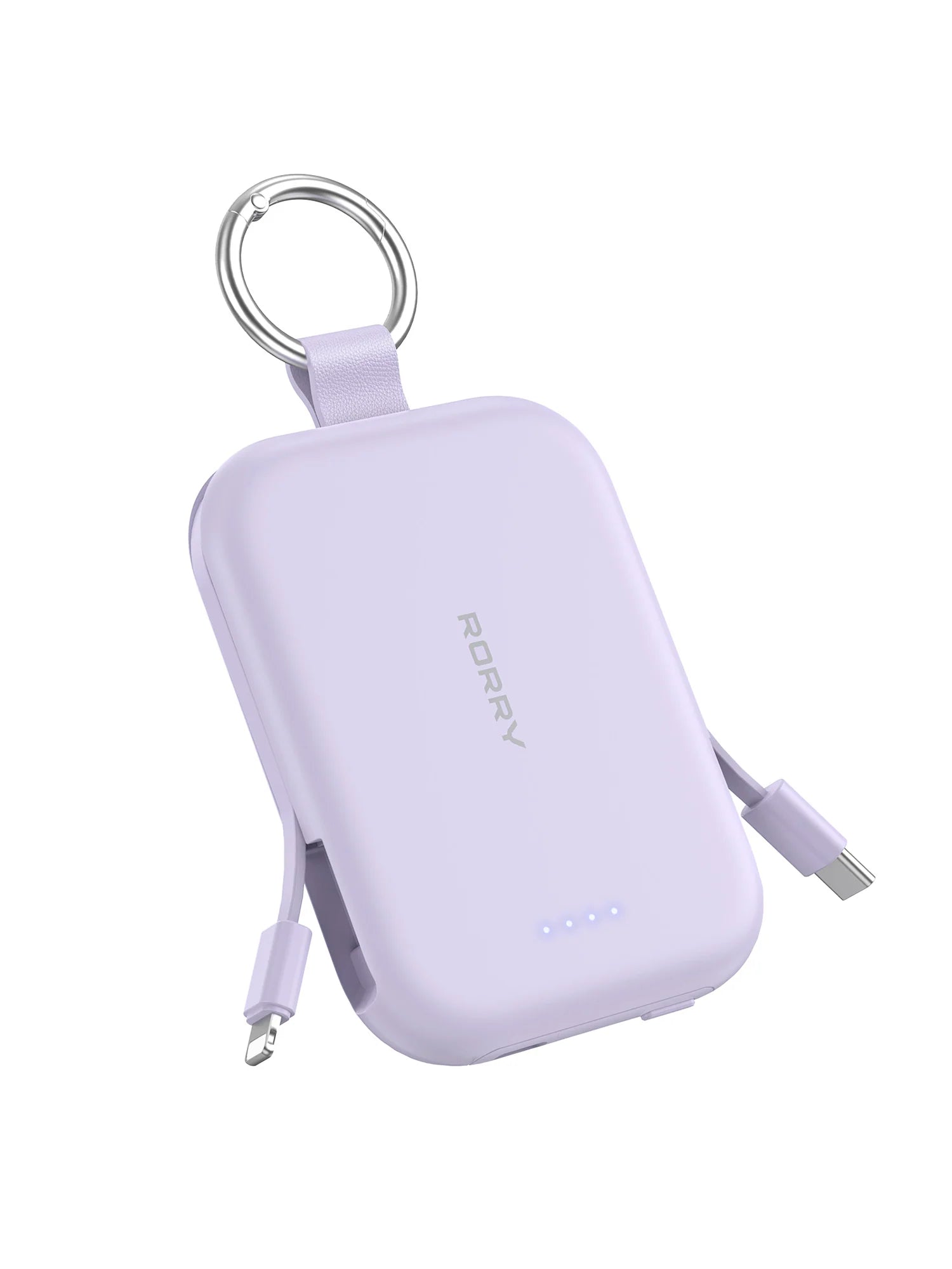 Baterias Rorry 5000mAh con cable USB-C y Lightning
