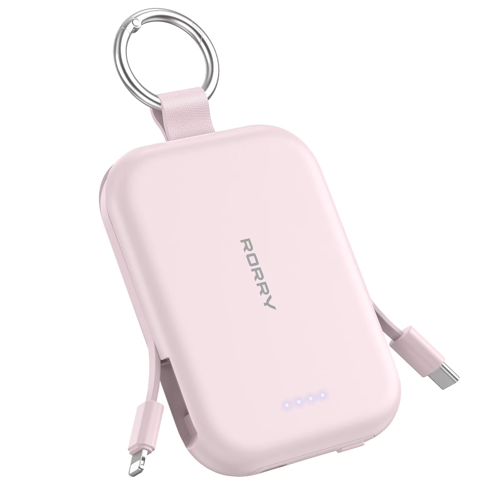 Baterias Rorry 5000mAh con cable USB-C y Lightning