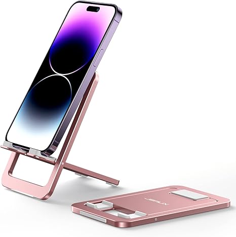 soporte para celular jsaux de aluminio portatil