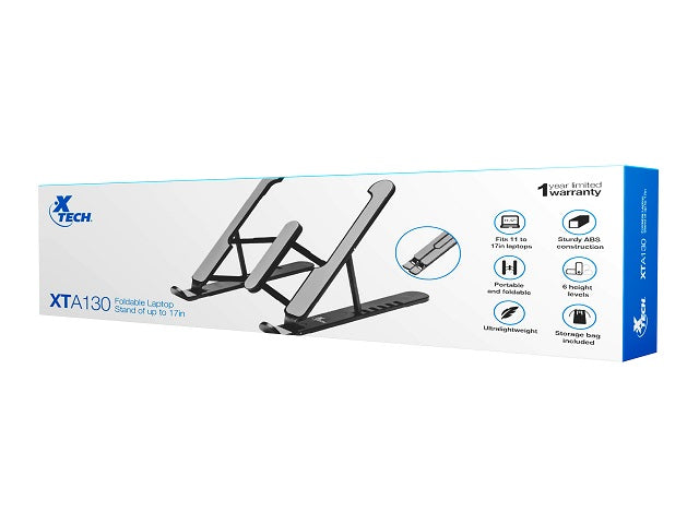 Soporte plegable para laptops de hasta 17 pulgadas 130 Xtech